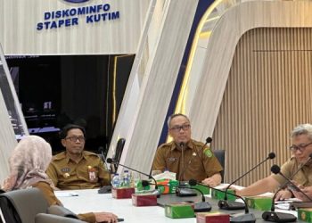 Pjs Bupati Kutim Rapat Zoom Pantau Persiapan Pilkada
