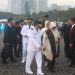 Momen Ardiansyah dan Mahyunadi Saat Tiba di Monas Jelang Pelantikan