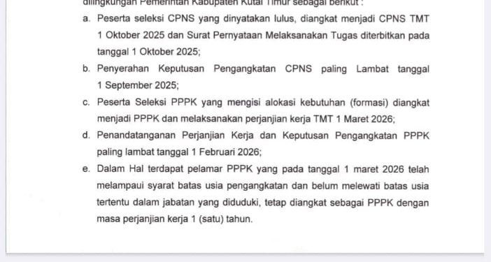 Jadwal Seleksi ASN Kutim 2024 Disesuaikan, Ini Perubahannya