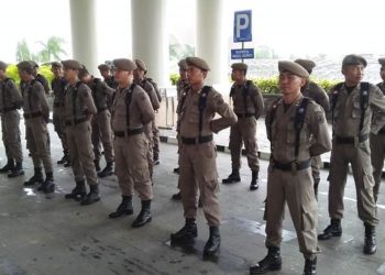 Tenaga Outsourcing Satpol PP Kutim Terima Gaji UMK