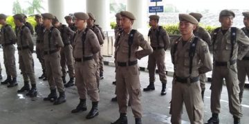 Tenaga Outsourcing Satpol PP Kutim Terima Gaji UMK