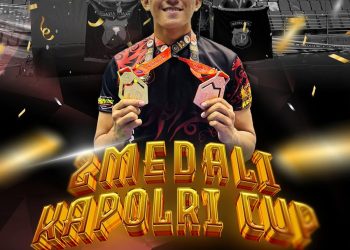 Polres Kutim Bangga, Bripda Gabriel Sumbang Emas di Kapolri Cup VI Taekwondo