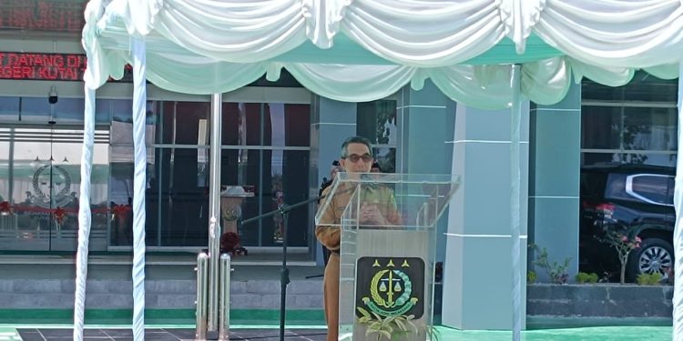 Peresmian Kejari Kutim, Bupati Minta Maaf Belum Bisa Bangun Lapas
