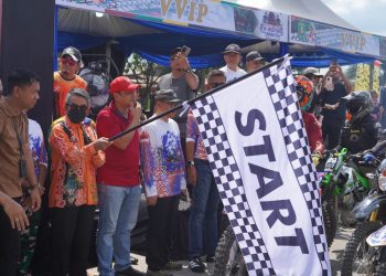 Ribuan Rider Minati Jalur Ekstream Sangatta, HUT Kutim ke-26 Semakin Meriah