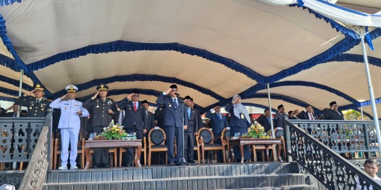 Bupati Kutim Pimpin Upacara Harlah Pancasila 2026, Tekankan Penguatan Nilai Kebangsaan