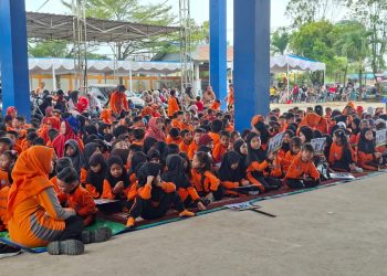 Damkarmat Kutim Berikan Edukasi Mitigasi Bencana kepada Anak Usia Dini